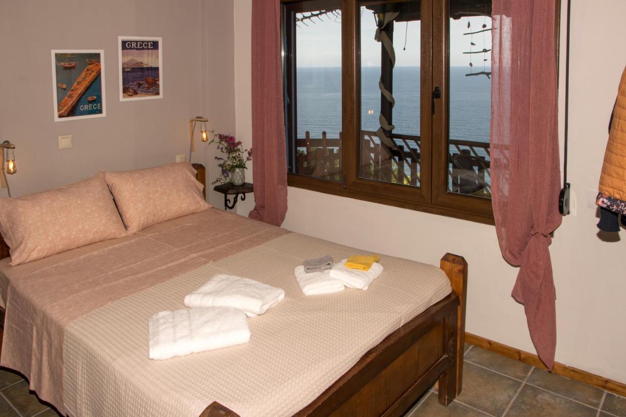 Balcony On The Rocks Vila Agioi Saranta Exterior foto
